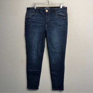 Democracy skinny jeans 14 blue Absolution stretch cotton